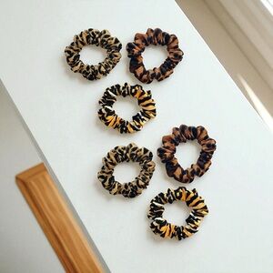 Animal Print Scrunchies Set